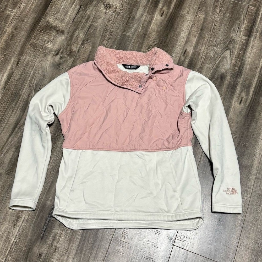 The North Face Women's Sherpa Pullover Jacket Misty Rose Size‎ S